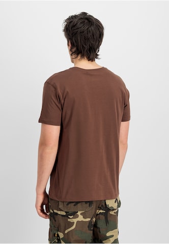 T-Shirt ALPHA INDUSTRIES en marron
