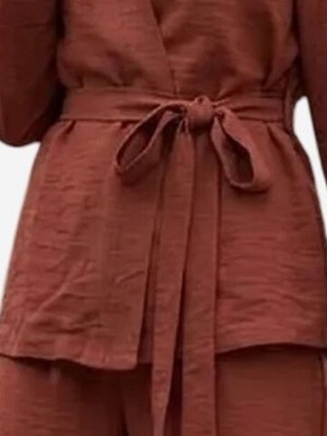 My fashion - Calças de fato em vermelho