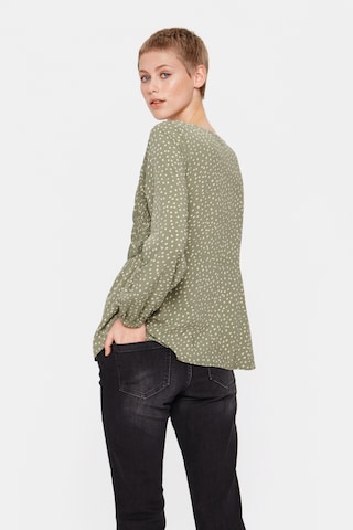 SAINT TROPEZ Blouse 'Gisla' in Green