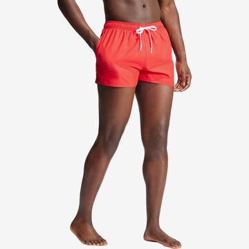 ADIDAS PERFORMANCE Athletic Swim Trunks 'Essential' in Red