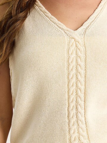 Chemisier Bianco Lucci en beige