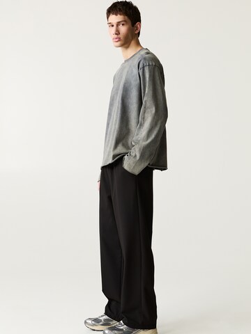 Pull&Bear Loosefit Broek in Zwart