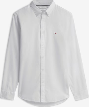 TOMMY HILFIGER Slim fit Zakelijk overhemd 'Flex' in Wit: voorkant