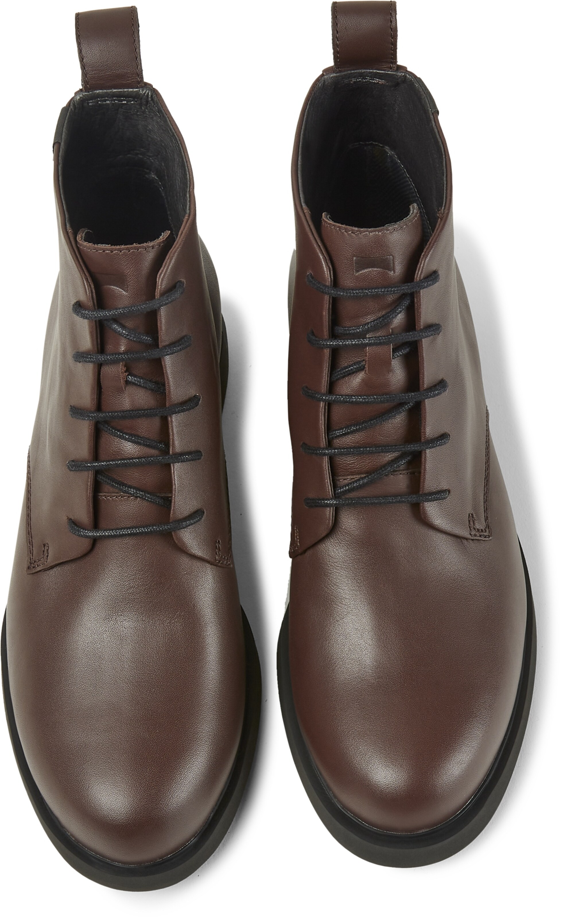 CAMPER Lace-up bootie 'IMAN' in Brown