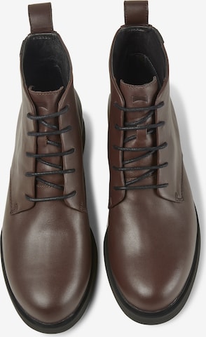 CAMPER Lace-Up Ankle Boots 'IMAN' in Brown