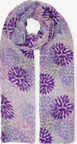 HARPA Scarf in Purple: front