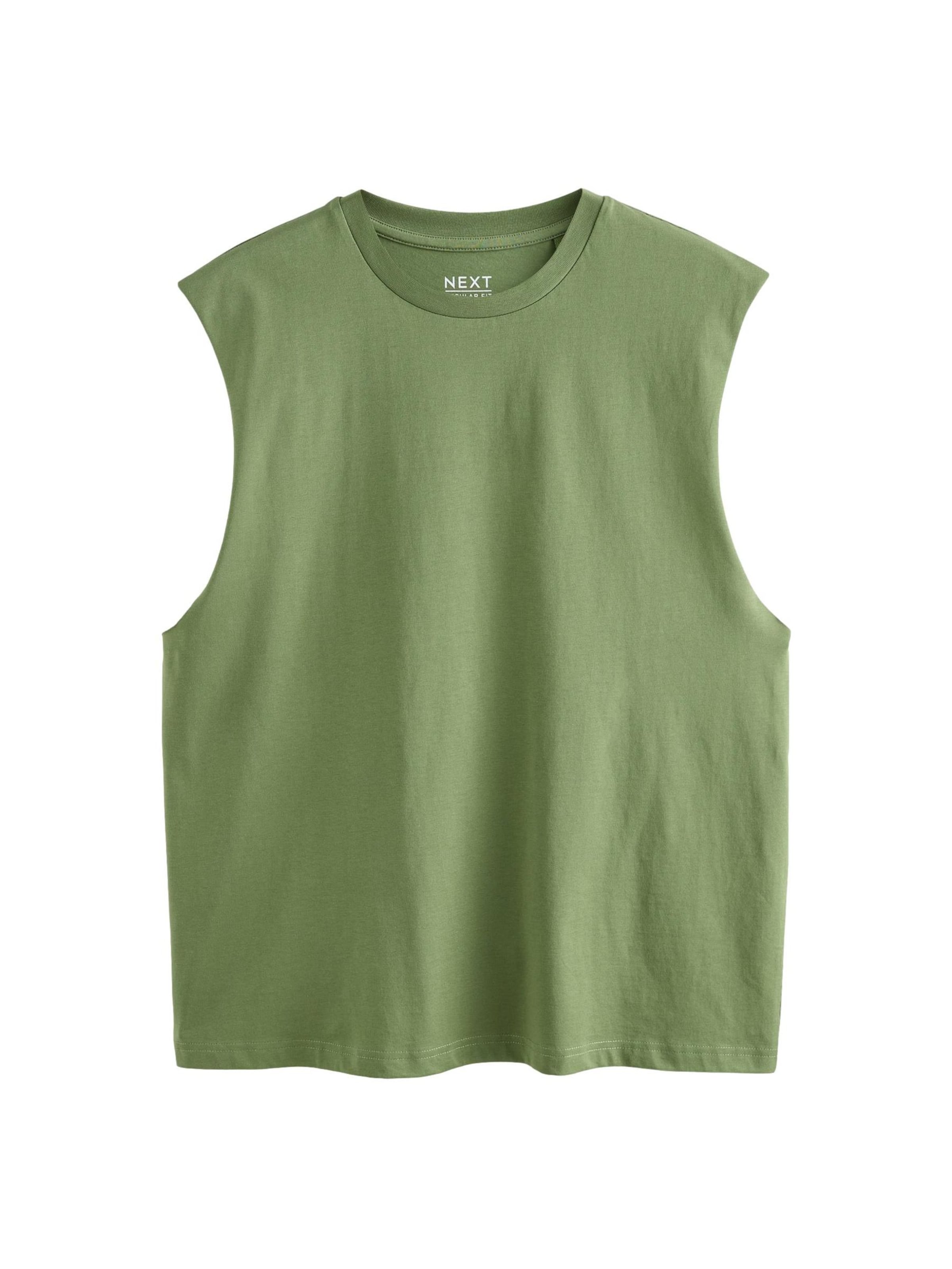 Next Shirt in Groen: voorkant