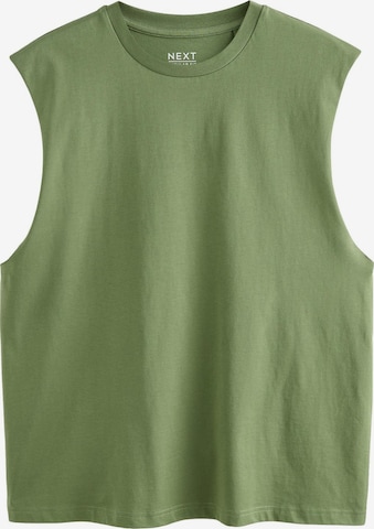 Next Shirt in Groen: voorkant