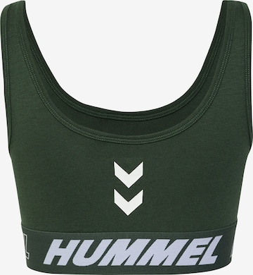 Hummel Bustier Top sportowy 'TE MAJA' w kolorze zielony