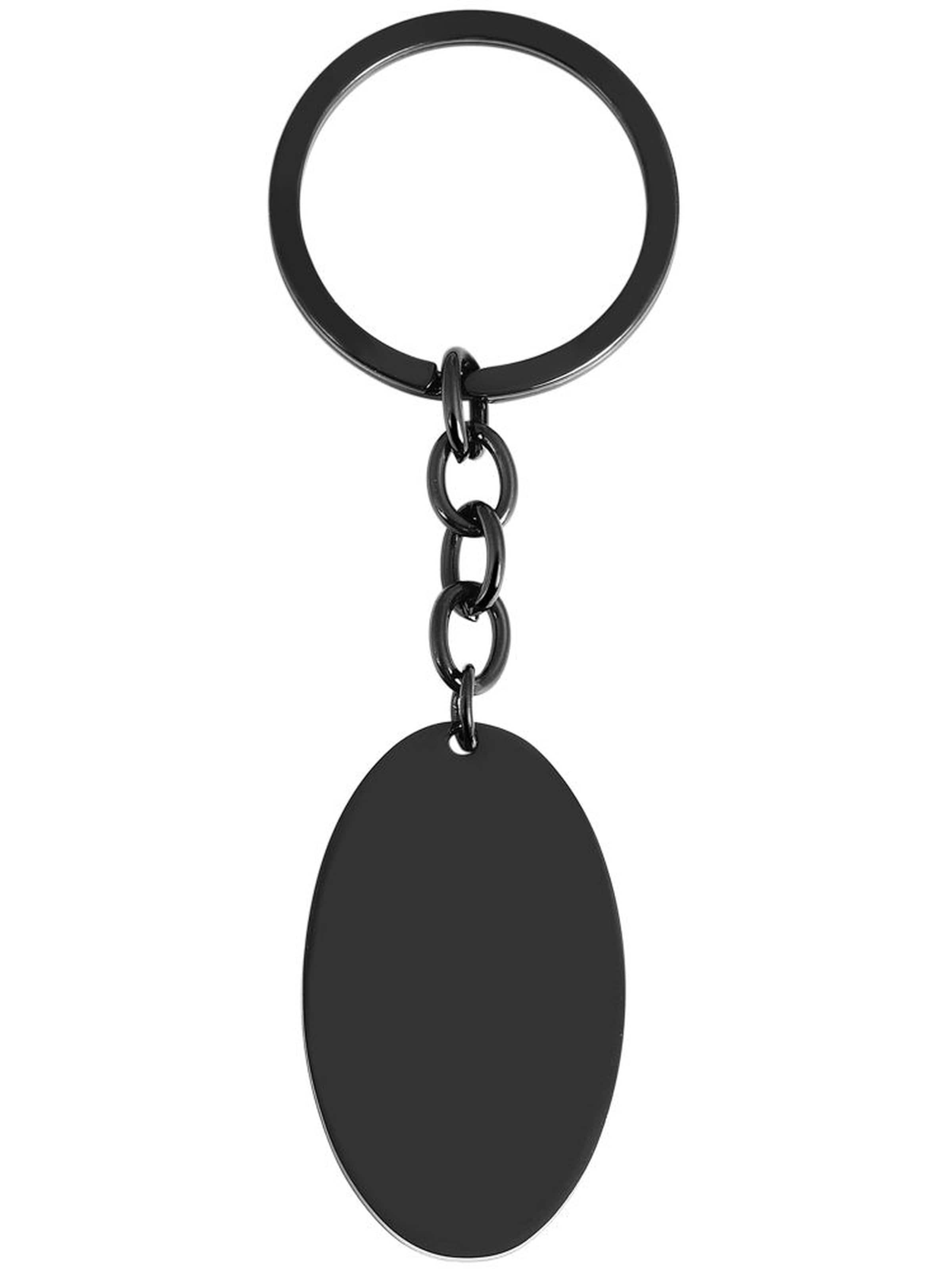 Akzent Key Ring 'Oxana, langlebig' in Black: front