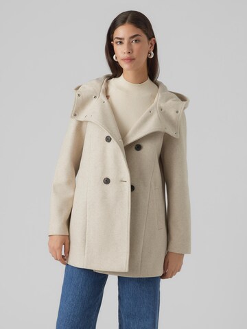 Manteau mi-saison 'Fortune' VERO MODA en beige : devant