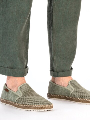 Espadrilles Rieker en vert