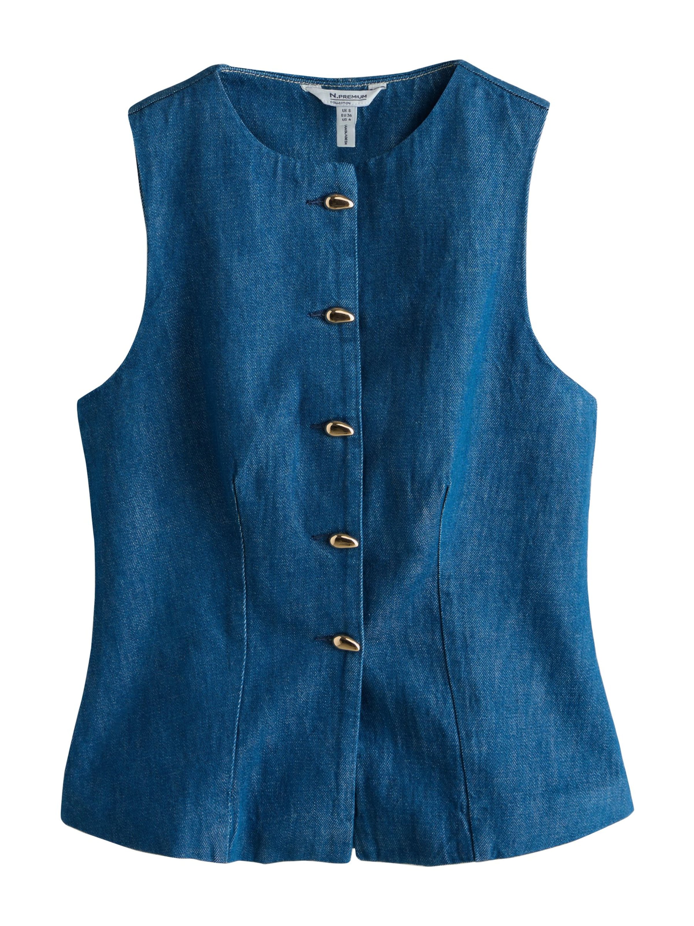 Gilet de costume 'N. Premium' Next en bleu : devant