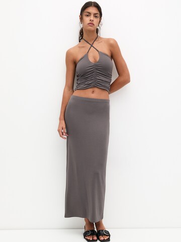 Jupe Pull&Bear en gris
