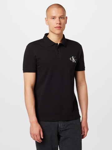 Calvin Klein Jeans T-shirt i svart: framsida