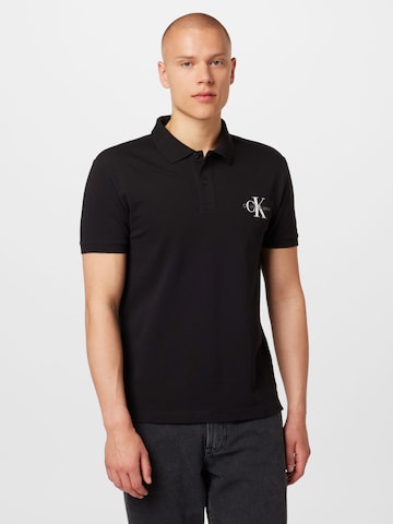 T-Shirt Calvin Klein Jeans en noir : devant