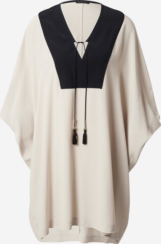 Robe Sisley en blanc : devant