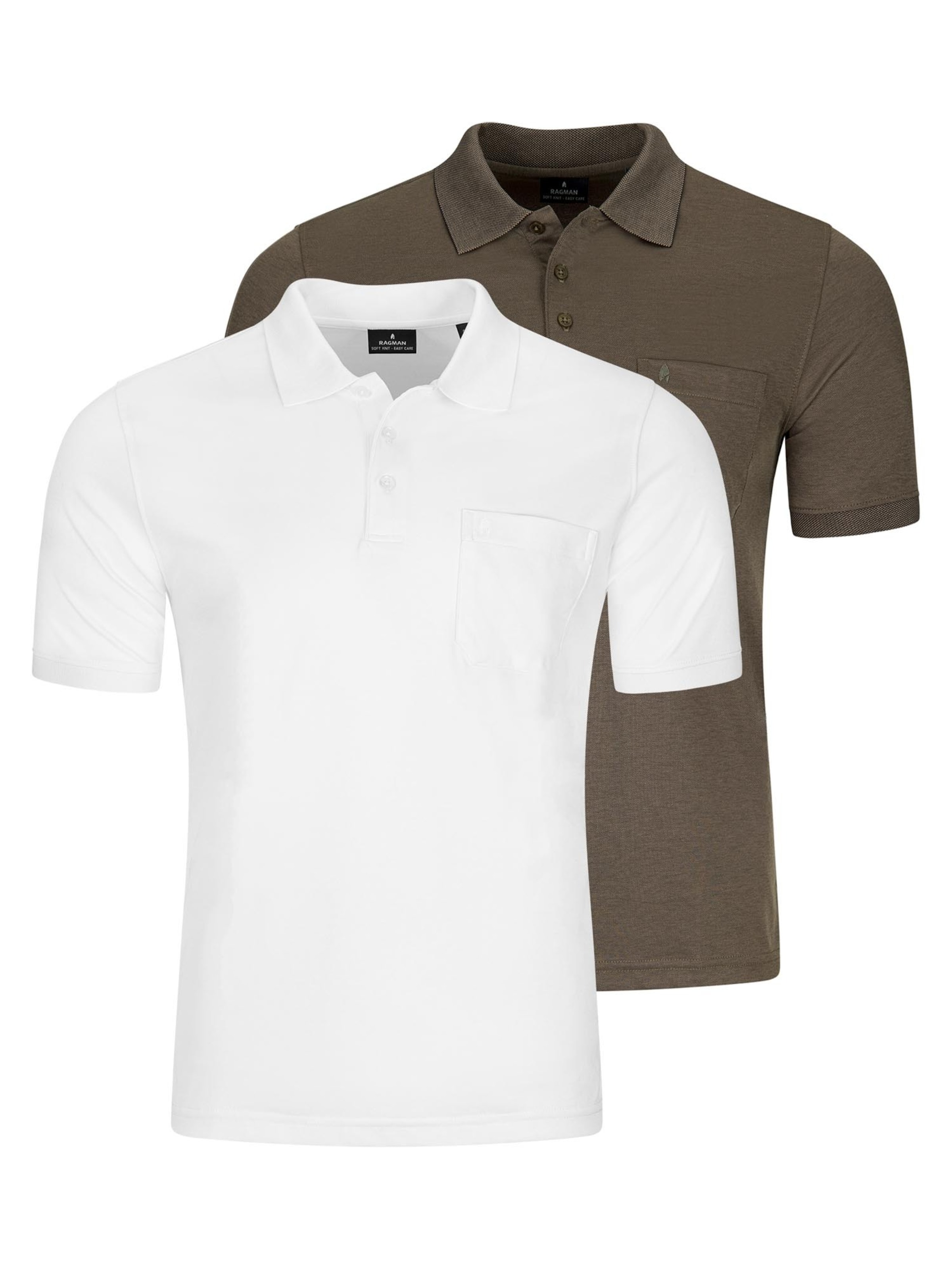 Ragman Shirt 'Basic' in Beige: front