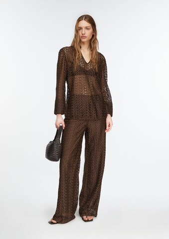 COMMA Blouse in Bruin