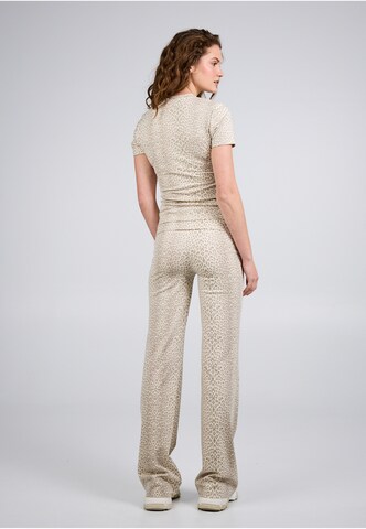 Flared Leggings 'Daisy' di OH APRIL in beige