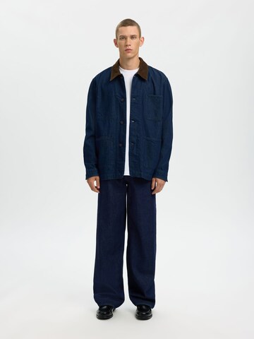 SELECTED - Pierna ancha Vaquero '260' en azul