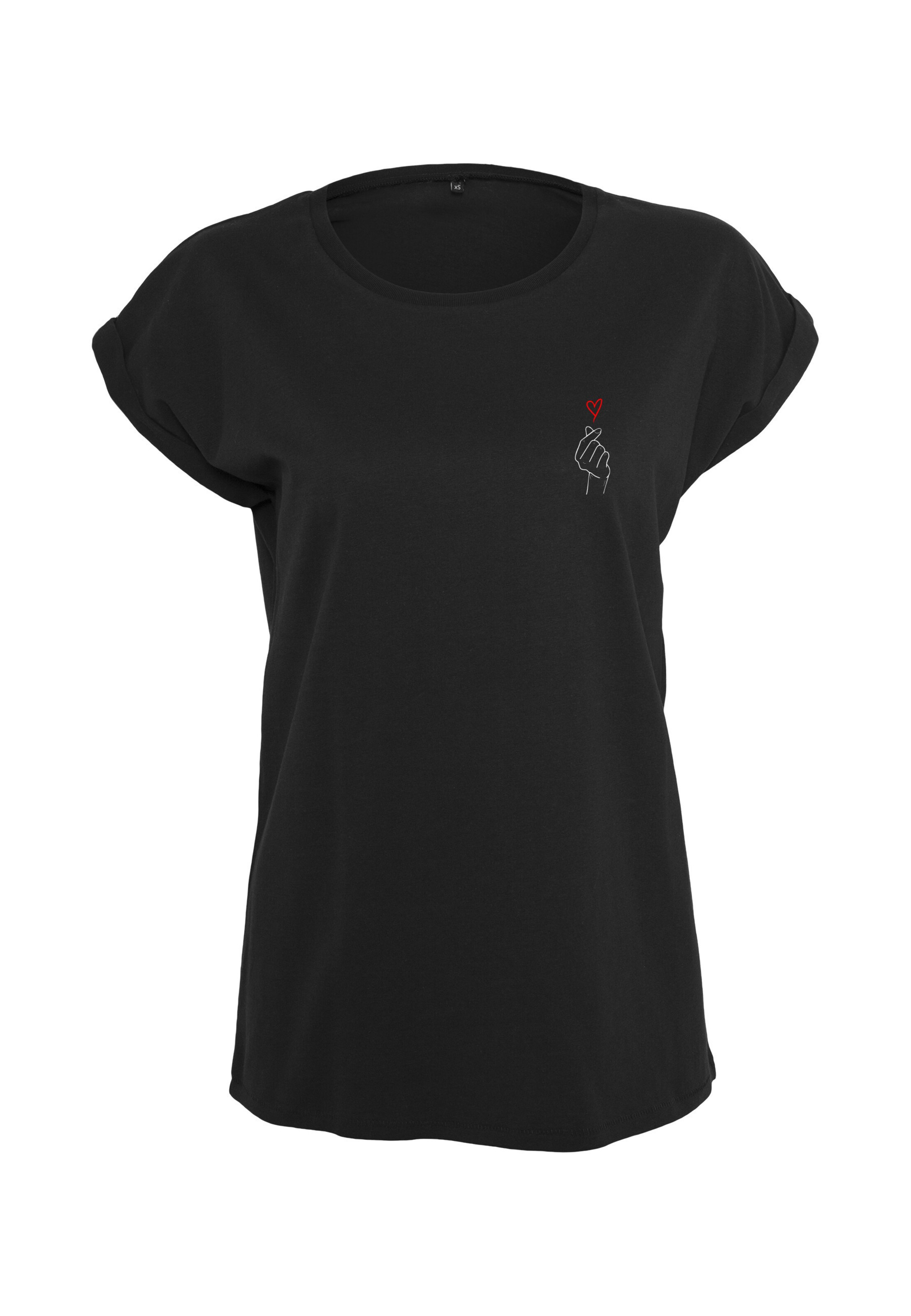 Urban Classics Shirt in Schwarz: Vorderseite