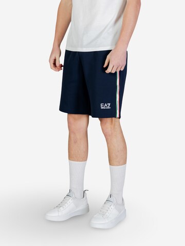 EA7 Emporio Armani - regular Pantalón deportivo '7M001865 AF12660' en azul