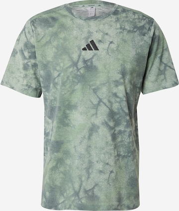 T-Shirt fonctionnel 'Power' ADIDAS PERFORMANCE en vert : devant