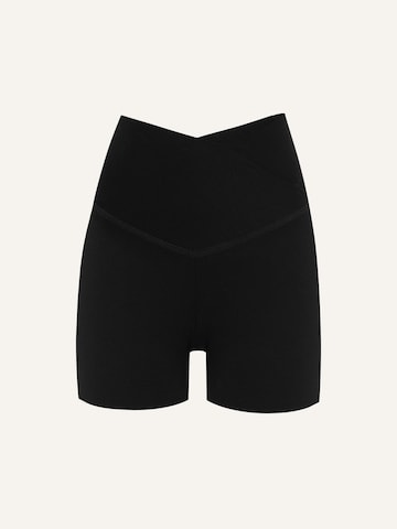 ZUBEK Slim fit Leggings 'Seacell' in Black: front