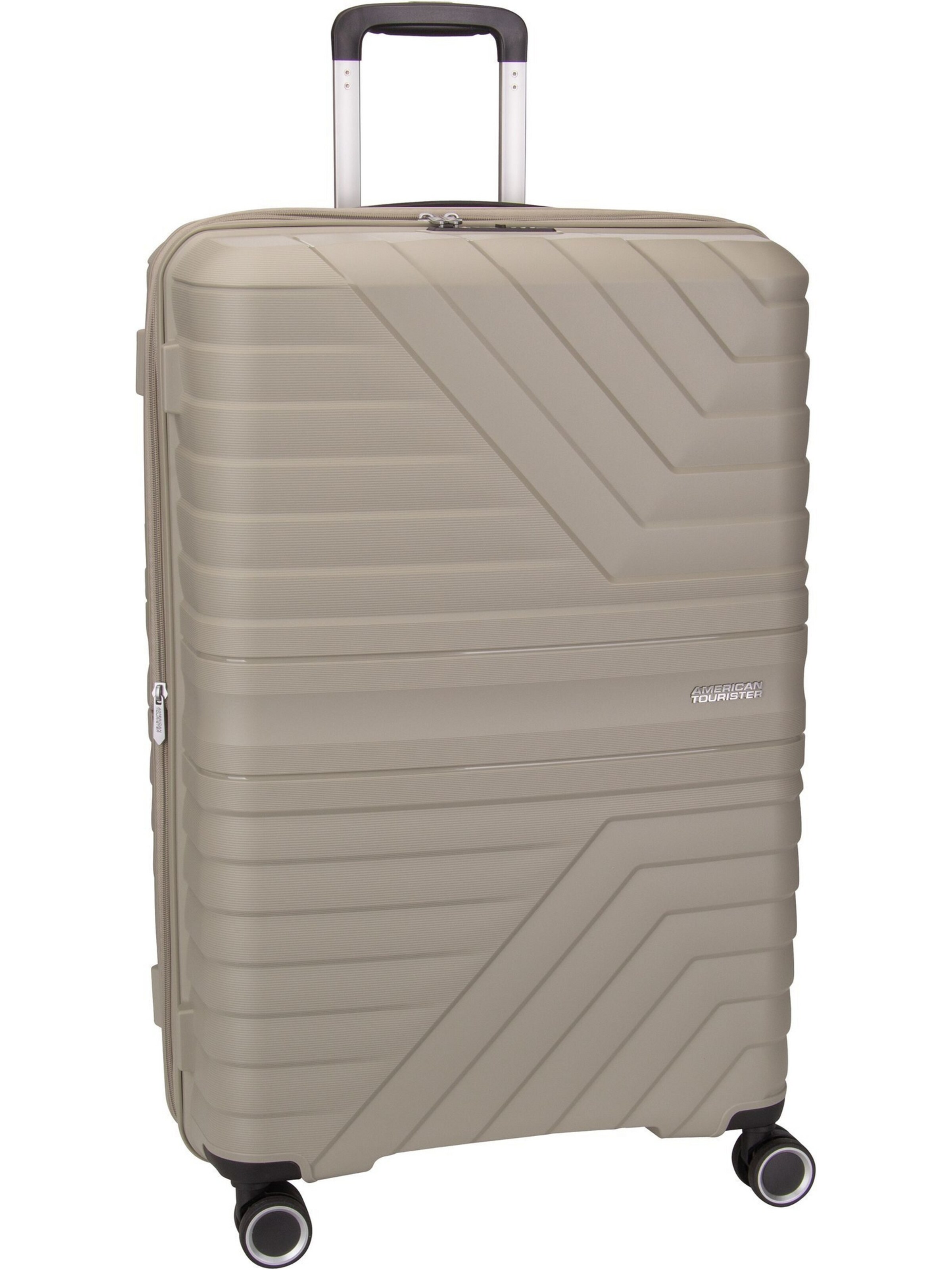 American Tourister Cart ' Flytwist Spinner 77 ' in Beige: front