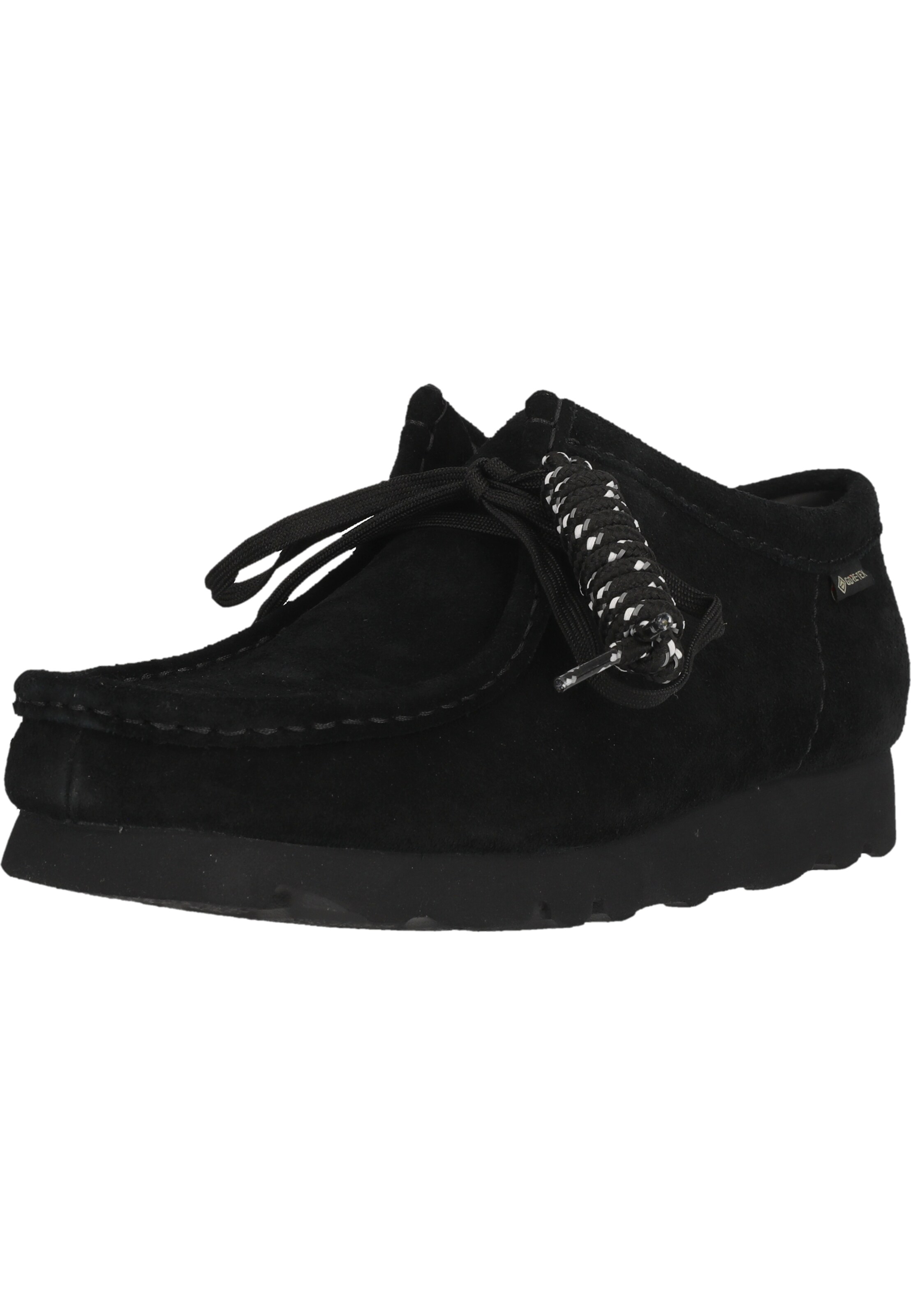 CLARKS Schnürschuhe 'WallabeeGTX' in Schwarz: Vorderseite