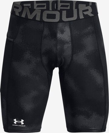 UNDER ARMOUR Workout Pants in Black: front