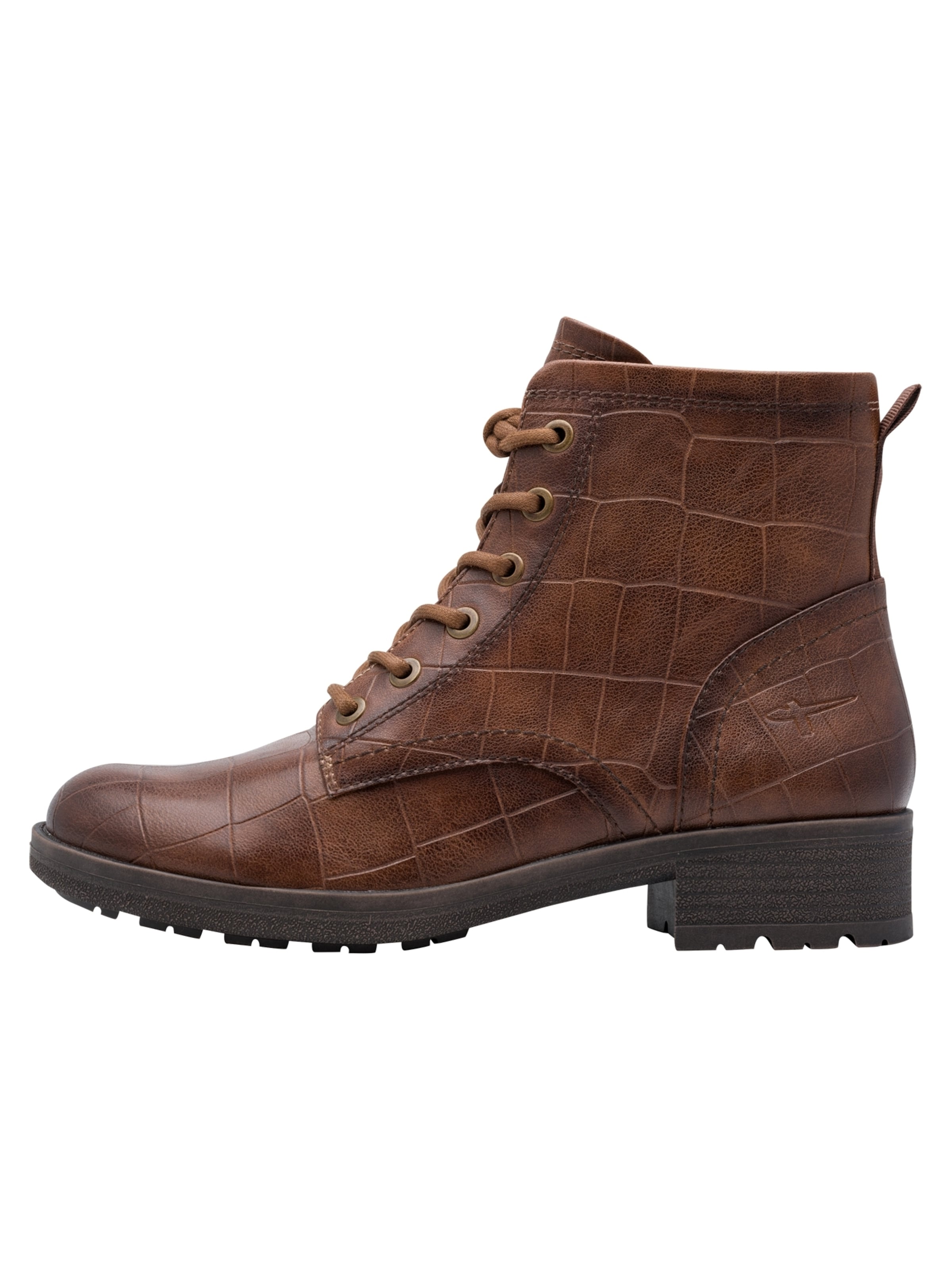 Bottines à lacets Tamaris en marron