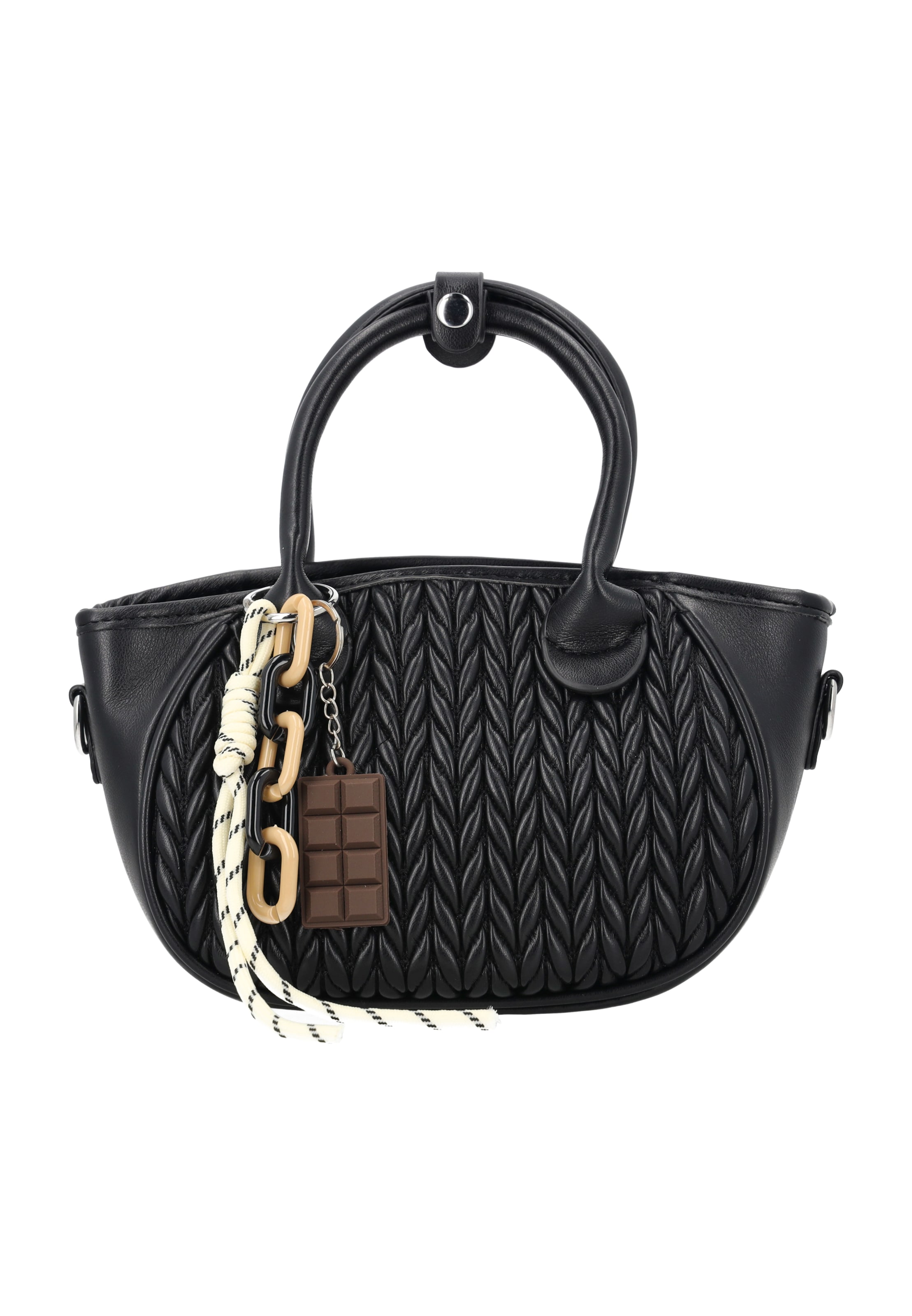 Usha Handbag in Black: front