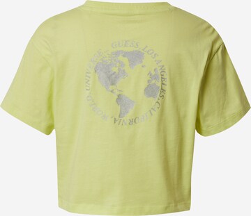 T-shirt GUESS en jaune