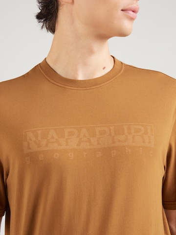 NAPAPIJRI - Camiseta 'S-Bollo' en marrón