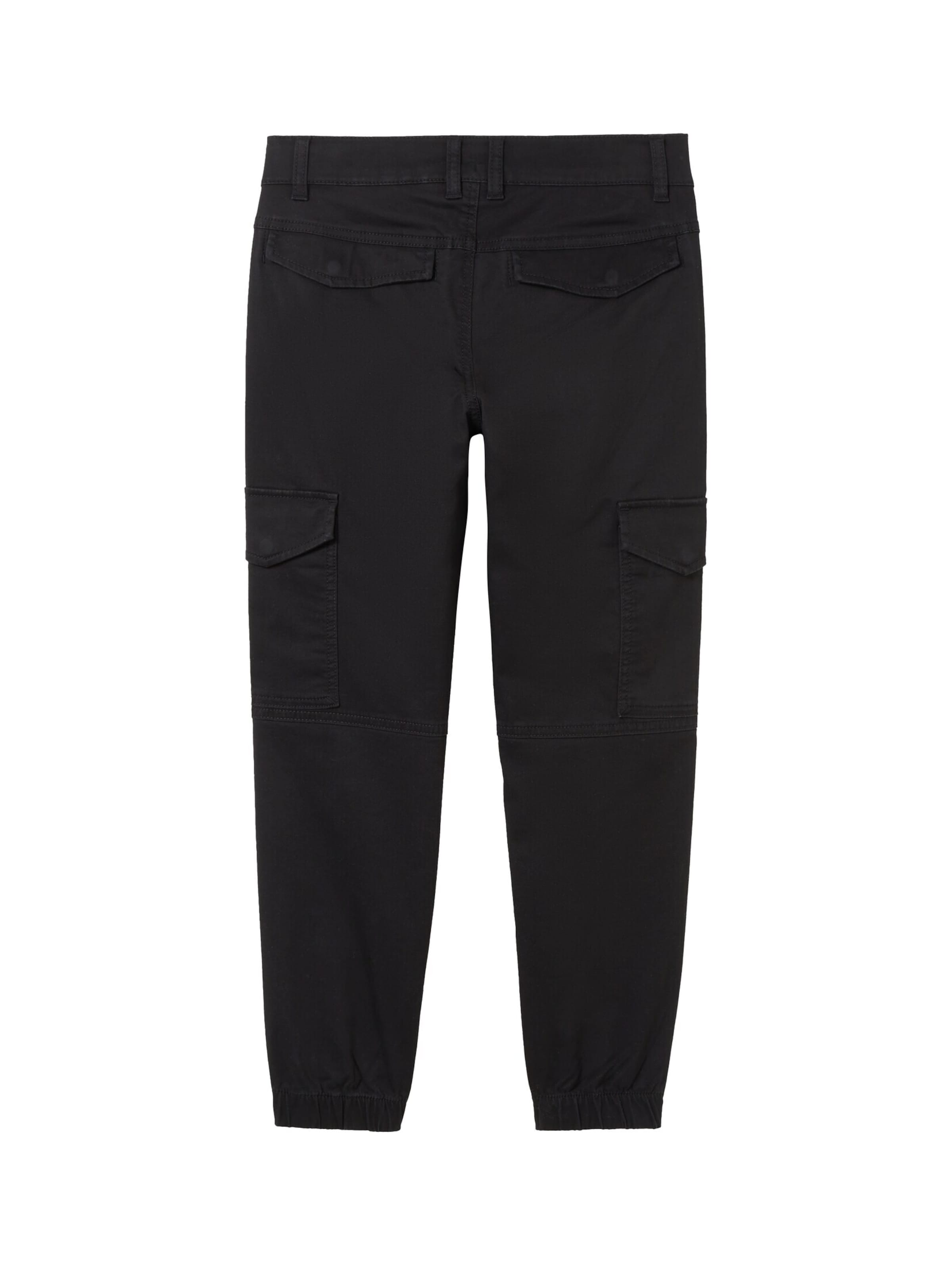 TOM TAILOR Regular Hose in Schwarz