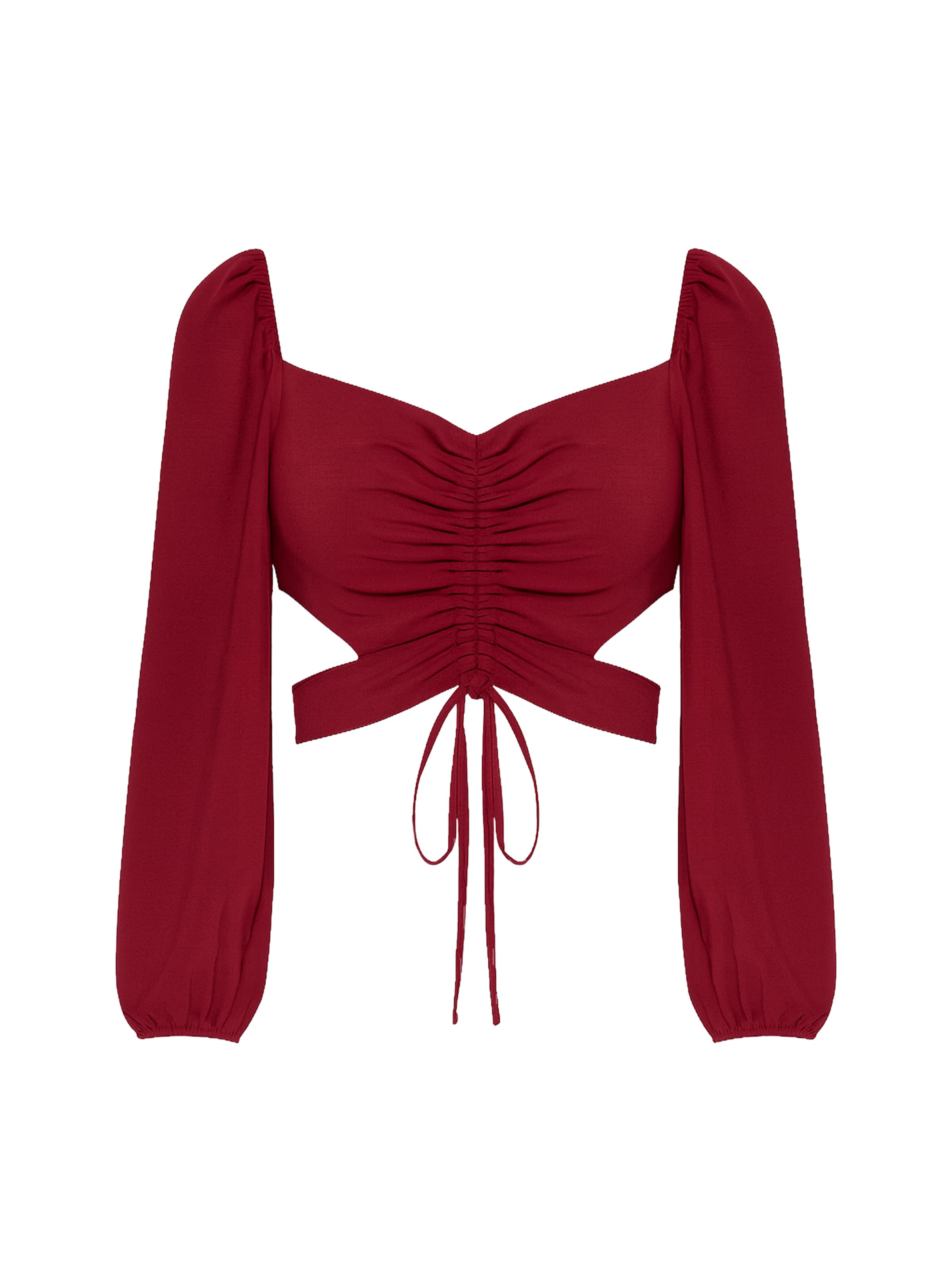 Chemisier Elara en rouge : devant