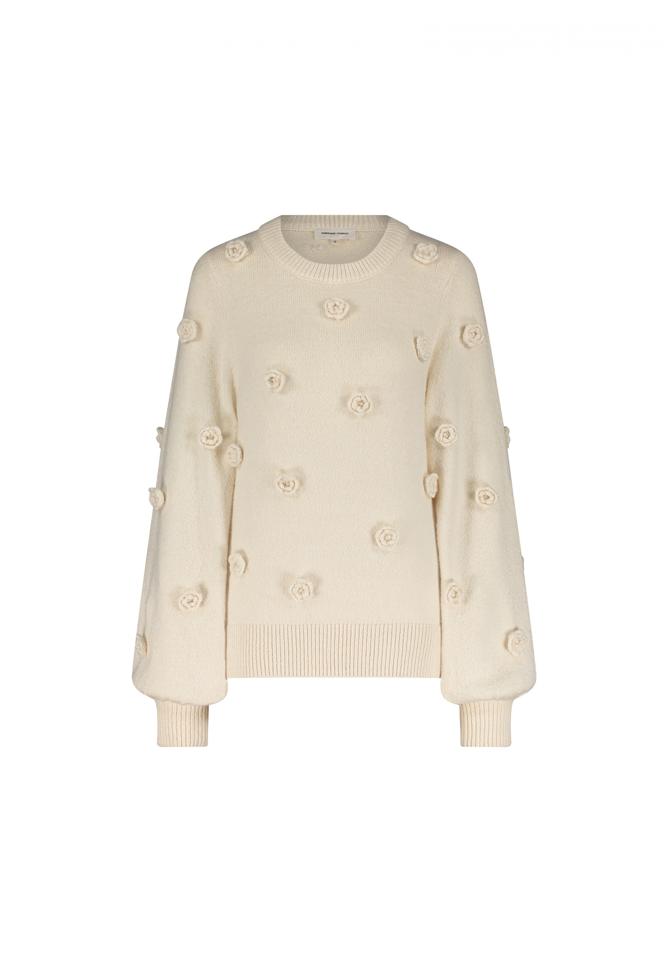 Fabienne Chapot Trui 'Josefin' in Beige: voorkant