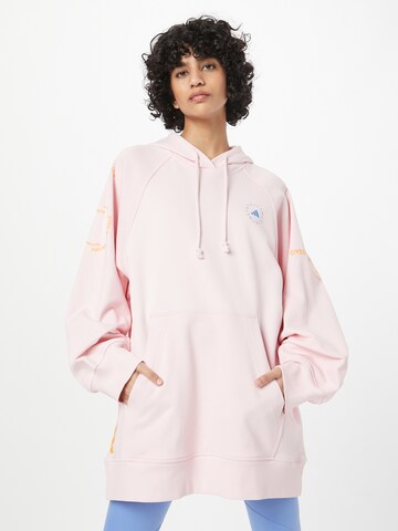 Hanorac sport 'Pull-On' de la ADIDAS BY STELLA MCCARTNEY pe roz: față