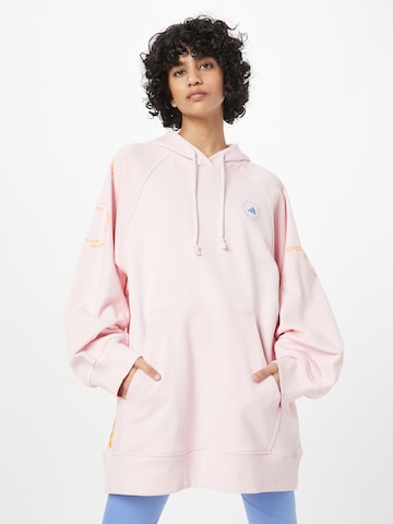 ADIDAS BY STELLA MCCARTNEY Αθλητική μπλούζα φούτερ 'Pull-On' σε ροζ: μπροστά