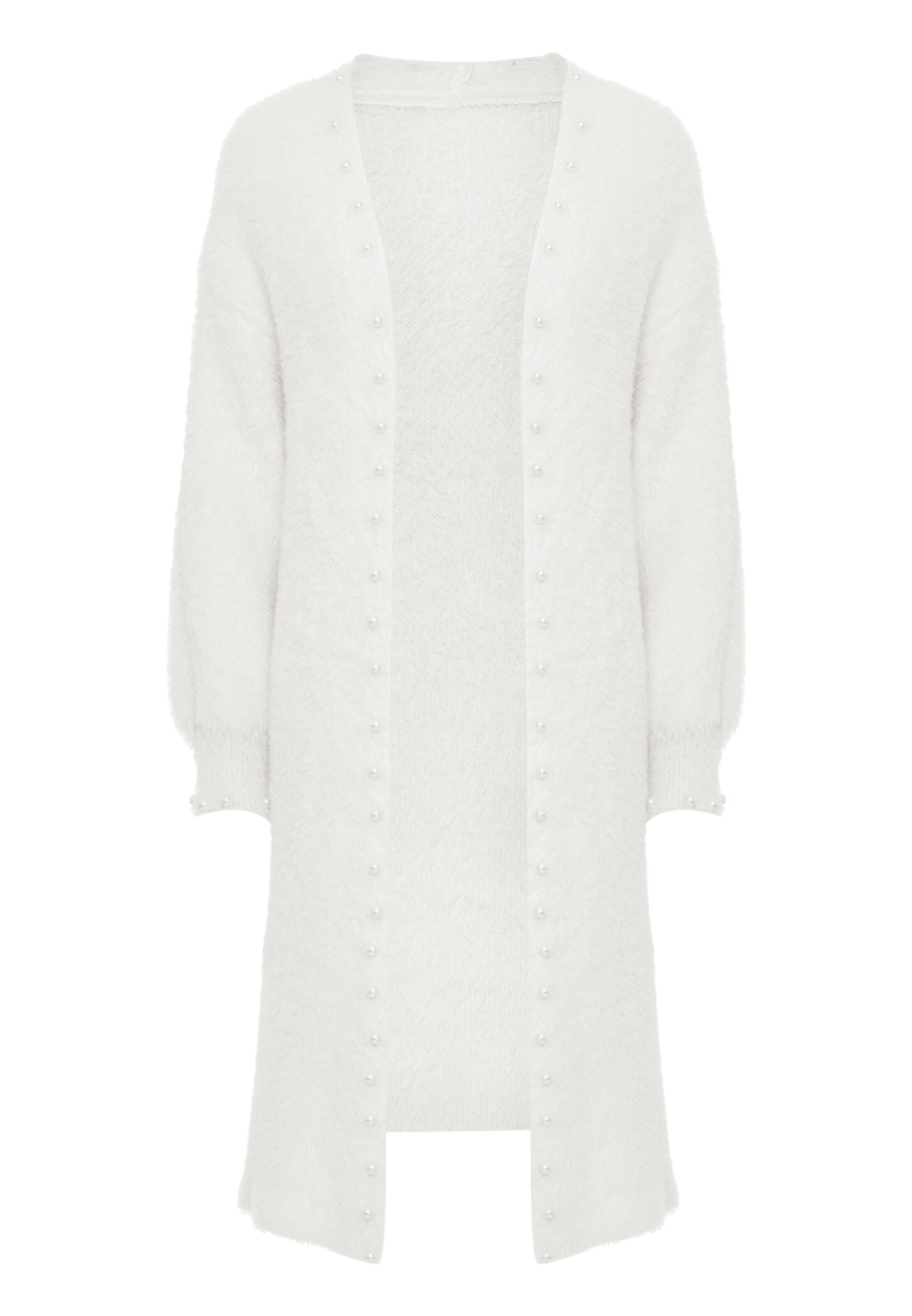 NALLY - Casaco de malha em branco: frente