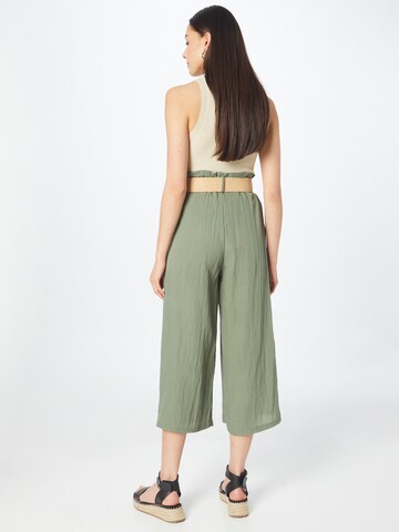 ZABAIONE Wide leg Pleat-front trousers 'Mia' in Green
