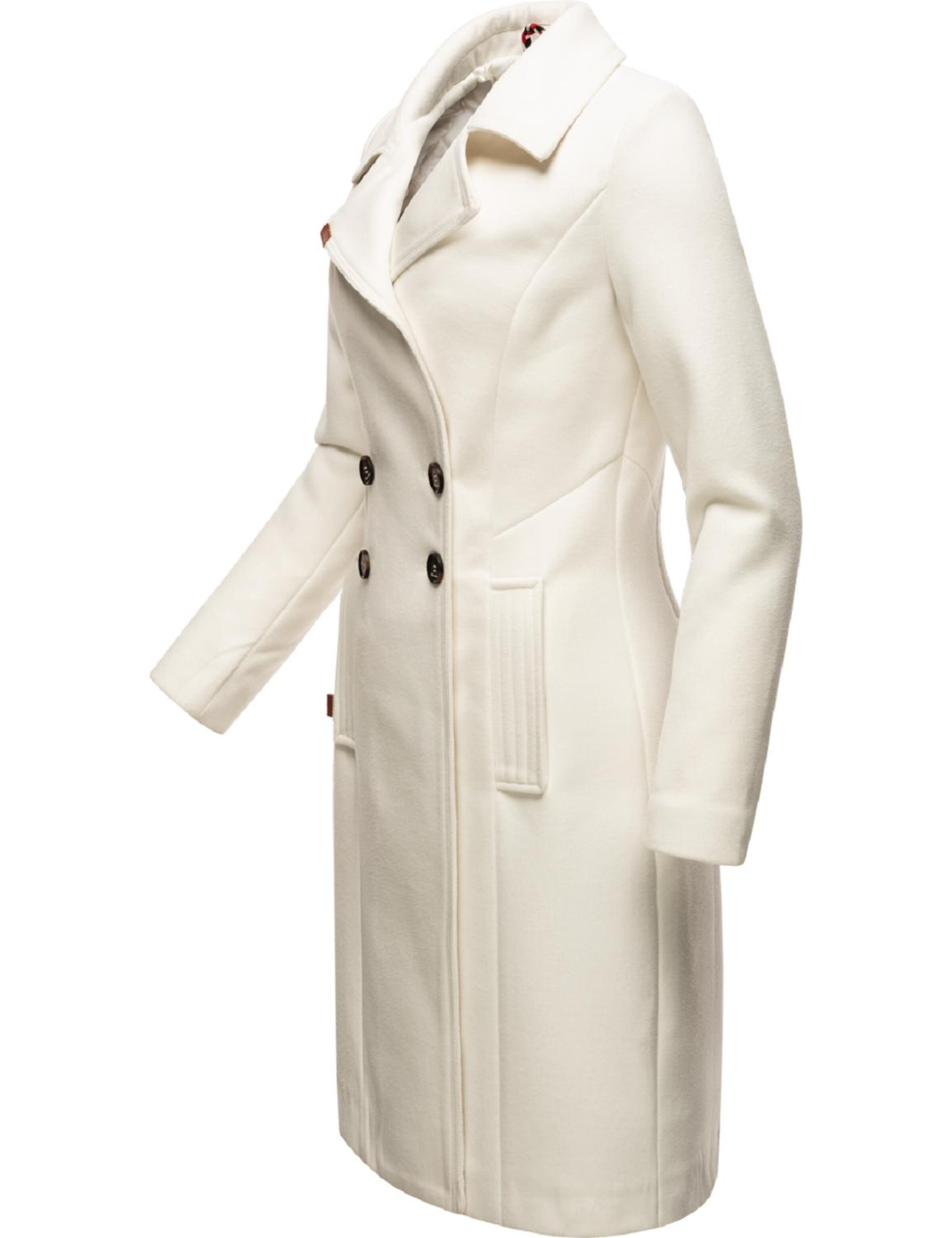 NAVAHOO Демисезонное пальто 'Wooly' в Белый