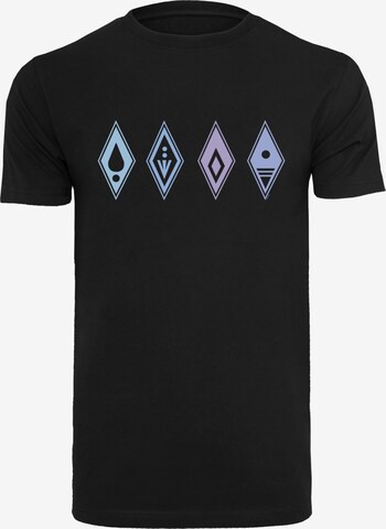 F4NT4STIC T-Shirt 'Disney Frozen 2 Symbols' in Schwarz | ABOUT YOU