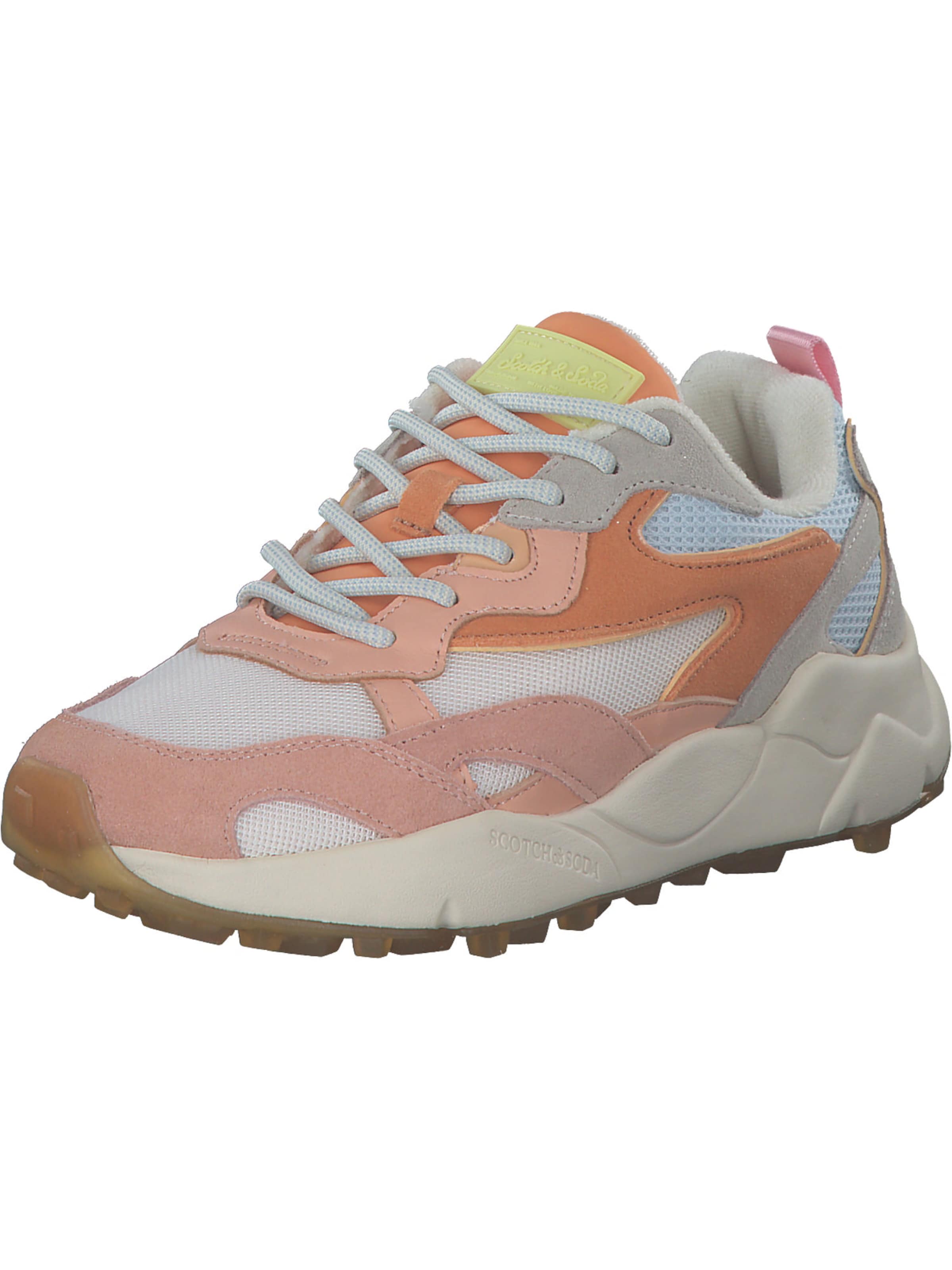 SCOTCH & SODA Sneakers laag 'Mount' in Rood: voorkant