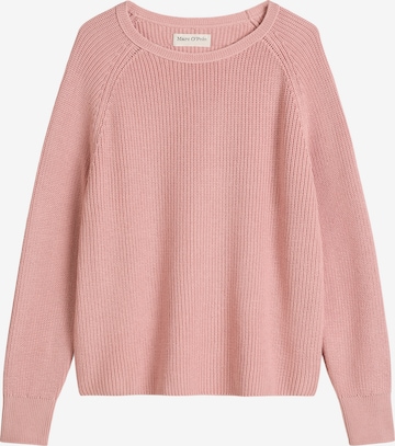 Marc O'Polo Свитер в Ярко-розовый: спереди