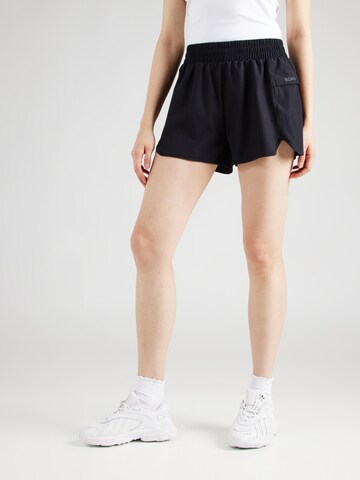 BJÖRN BORG Loosefit Sportshorts in Schwarz: Vorderseite