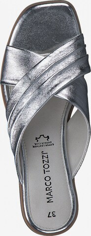 MARCO TOZZI Pantolette i silver