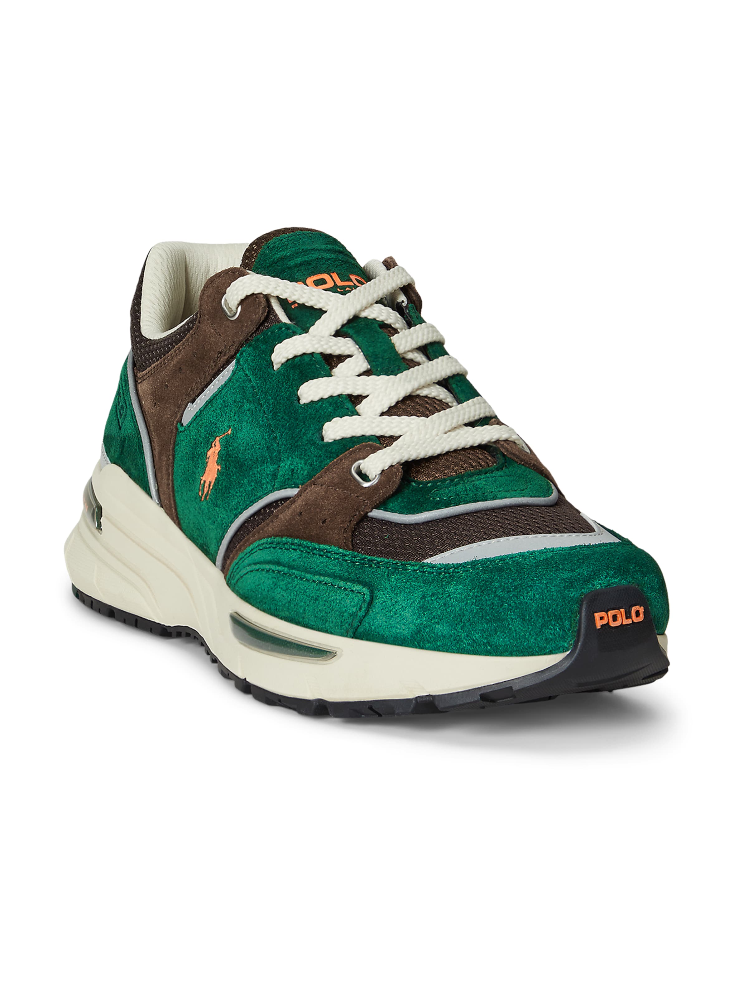Polo Ralph Lauren Низкие кроссовки 'TRACKSTR 250' в Зеленый: спереди